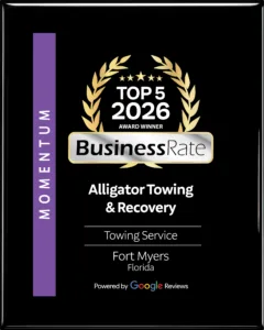 Alligator Towing Business rate award